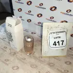 01 PERFUME 212 VIP ROSE 80ML. (NO ESTADO) ATENÇÃO! FAZER A VISITAÇÃO ANTES DE ARREMATAR, NÃO SABEMOS SE FUNCIONA, LEILÃO NÃO TEM GARANTIA E NEM DEVOLUÇÃO, SUJEITO A POSSÍVEIS AVARIAS VISÍVEIS/OCULTAS E/OU AUSÊNCIA DE COMPONENTES.