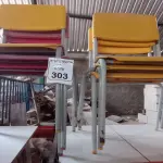 06 CADEIRAS INFANTIS NAS CORES AMARELA E VERMELHA. (NO ESTADO) ATENÇÃO! FAZER A VISITAÇÃO ANTES DE ARREMATAR, NÃO SABEMOS SE FUNCIONA, LEILÃO NÃO TEM GARANTIA E NEM DEVOLUÇÃO, SUJEITO A POSSÍVEIS AVARIAS VISÍVEIS/OCULTAS E/OU AUSÊNCIA DE COMPONENTES.