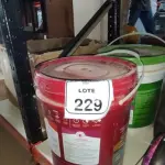 01 BALDE DE TINTA DE PISOS ACRÍLICO PREMIUM NA COR VERMELHO SEGURANÇA FOSCO 18L MARCA RENNER. (NO ESTADO) ATENÇÃO! FAZER A VISITAÇÃO ANTES DE ARREMATAR, NÃO SABEMOS SE FUNCIONA, LEILÃO NÃO TEM GARANTIA E NEM DEVOLUÇÃO, SUJEITO A POSSÍVEIS AVARIAS VISÍVEIS/OCULTAS E/OU AUSÊNCIA DE COMPONENTES.