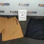 02 BERMUDAS DRY-FIT TAM P  SEM USO. (NO ESTADO) ATENÇÃO! FAZER A VISITAÇÃO ANTES DE ARREMATAR, NÃO SABEMOS SE FUNCIONA, LEILÃO NÃO TEM GARANTIA E NEM DEVOLUÇÃO, SUJEITO A POSSÍVEIS AVARIAS VISÍVEIS/OCULTAS E/OU AUSÊNCIA DE COMPONENTES.