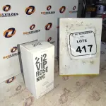 01 PERFUME 212 VIP ROSE 80ML. (NO ESTADO) ATENÇÃO! FAZER A VISITAÇÃO ANTES DE ARREMATAR, NÃO SABEMOS SE FUNCIONA, LEILÃO NÃO TEM GARANTIA E NEM DEVOLUÇÃO, SUJEITO A POSSÍVEIS AVARIAS VISÍVEIS/OCULTAS E/OU AUSÊNCIA DE COMPONENTES.