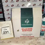 12 UNIDADES DE SILICONE ACÉTICO INCOLOR DE 240G CADA MARCA MONUMENTAL. (NO ESTADO) ATENÇÃO! FAZER A VISITAÇÃO ANTES DE ARREMATAR, NÃO SABEMOS SE FUNCIONA, LEILÃO NÃO TEM GARANTIA E NEM DEVOLUÇÃO, SUJEITO A POSSÍVEIS AVARIAS VISÍVEIS/OCULTAS E/OU AUSÊNCIA DE COMPONENTES.