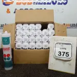 12 UNIDADES DE SILICONE ACÉTICO INCOLOR DE 240G CADA MARCA MONUMENTAL. (NO ESTADO) ATENÇÃO! FAZER A VISITAÇÃO ANTES DE ARREMATAR, NÃO SABEMOS SE FUNCIONA, LEILÃO NÃO TEM GARANTIA E NEM DEVOLUÇÃO, SUJEITO A POSSÍVEIS AVARIAS VISÍVEIS/OCULTAS E/OU AUSÊNCIA DE COMPONENTES.