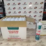 12 UNIDADES DE SILICONE ACÉTICO INCOLOR DE 240G CADA MARCA MONUMENTAL. (NO ESTADO) ATENÇÃO! FAZER A VISITAÇÃO ANTES DE ARREMATAR, NÃO SABEMOS SE FUNCIONA, LEILÃO NÃO TEM GARANTIA E NEM DEVOLUÇÃO, SUJEITO A POSSÍVEIS AVARIAS VISÍVEIS/OCULTAS E/OU AUSÊNCIA DE COMPONENTES.