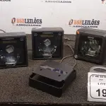 01 DETECTOR DE CÉDULAS FALSAS E 04 LEITORES DE CÓDIGO DE BARRAS. (NO ESTADO) ATENÇÃO! FAZER A VISITAÇÃO ANTES DE ARREMATAR, NÃO SABEMOS SE FUNCIONA, LEILÃO NÃO TEM GARANTIA E NEM DEVOLUÇÃO, SUJEITO A POSSÍVEIS AVARIAS VISÍVEIS/OCULTAS E/OU AUSÊNCIA DE COMPONENTES.