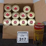 12 LATAS DE REMOVEDORES DE TINTAS E TEXTURAS DE 900ML CADA. (NO ESTADO) ATENÇÃO! FAZER A VISITAÇÃO ANTES DE ARREMATAR, NÃO SABEMOS SE FUNCIONA, LEILÃO NÃO TEM GARANTIA E NEM DEVOLUÇÃO, SUJEITO A POSSÍVEIS AVARIAS VISÍVEIS/OCULTAS E/OU AUSÊNCIA DE COMPONENTES.