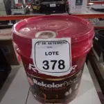 01 BALDE DE TINTA ACRÍLICA SUPER PREMIUM NA COR BASE INTENSA SEMIBRILHO DE 16L MARCA RENNER. (NO ESTADO) ATENÇÃO! FAZER A VISITAÇÃO ANTES DE ARREMATAR, NÃO SABEMOS SE FUNCIONA, LEILÃO NÃO TEM GARANTIA E NEM DEVOLUÇÃO, SUJEITO A POSSÍVEIS AVARIAS VISÍVEIS/OCULTAS E/OU AUSÊNCIA DE COMPONENTES.