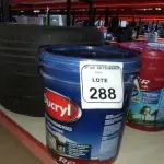 01 BALDE DE TINTA ACRÍLICA STANDARD NA COR CÉU DE VERÃO FOSCO DE 16L MARCA DUCRYL. (NO ESTADO) ATENÇÃO! FAZER A VISITAÇÃO ANTES DE ARREMATAR, NÃO SABEMOS SE FUNCIONA, LEILÃO NÃO TEM GARANTIA E NEM DEVOLUÇÃO, SUJEITO A POSSÍVEIS AVARIAS VISÍVEIS/OCULTAS E/OU AUSÊNCIA DE COMPONENTES.