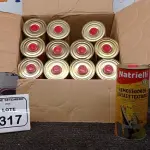 12 LATAS DE REMOVEDORES DE TINTAS E TEXTURAS DE 900ML CADA. (NO ESTADO) ATENÇÃO! FAZER A VISITAÇÃO ANTES DE ARREMATAR, NÃO SABEMOS SE FUNCIONA, LEILÃO NÃO TEM GARANTIA E NEM DEVOLUÇÃO, SUJEITO A POSSÍVEIS AVARIAS VISÍVEIS/OCULTAS E/OU AUSÊNCIA DE COMPONENTES.