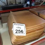 20 PLACAS DE MADEIRA. (NO ESTADO) ATENÇÃO! FAZER A VISITAÇÃO ANTES DE ARREMATAR, NÃO SABEMOS SE FUNCIONA, LEILÃO NÃO TEM GARANTIA E NEM DEVOLUÇÃO, SUJEITO A POSSÍVEIS AVARIAS VISÍVEIS/OCULTAS E/OU AUSÊNCIA DE COMPONENTES.