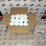 12 CARTUCHOS DE SILICONE ACÉTICO MULTIUSO DE 250ML CADA MARCA UNIPEGA. (NO ESTADO) ATENÇÃO! FAZER A VISITAÇÃO ANTES DE ARREMATAR, NÃO SABEMOS SE FUNCIONA, LEILÃO NÃO TEM GARANTIA E NEM DEVOLUÇÃO, SUJEITO A POSSÍVEIS AVARIAS VISÍVEIS/OCULTAS E/OU AUSÊNCIA DE COMPONENTES.