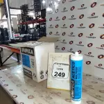 12 CARTUCHOS DE SILICONE ACÉTICO MULTIUSO DE 250ML CADA MARCA UNIPEGA. (NO ESTADO) ATENÇÃO! FAZER A VISITAÇÃO ANTES DE ARREMATAR, NÃO SABEMOS SE FUNCIONA, LEILÃO NÃO TEM GARANTIA E NEM DEVOLUÇÃO, SUJEITO A POSSÍVEIS AVARIAS VISÍVEIS/OCULTAS E/OU AUSÊNCIA DE COMPONENTES.