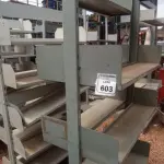 01 ESTANTE DE FERRO. (NO ESTADO) ATENÇÃO! FAZER A VISITAÇÃO ANTES DE ARREMATAR, NÃO SABEMOS SE FUNCIONA, LEILÃO NÃO TEM GARANTIA E NEM DEVOLUÇÃO, SUJEITO A POSSÍVEIS AVARIAS VISÍVEIS/OCULTAS E/OU AUSÊNCIA DE COMPONENTES.
