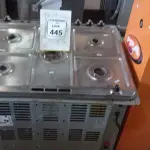 01 FOGÃO DE 05 BOCAS MARCA ELECTROLUX E 01 MOTOR DE CANCELA AUTOMÁTICA INCOMPLETO. (NO ESTADO) ATENÇÃO! FAZER A VISITAÇÃO ANTES DE ARREMATAR, NÃO SABEMOS SE FUNCIONA, LEILÃO NÃO TEM GARANTIA E NEM DEVOLUÇÃO, SUJEITO A POSSÍVEIS AVARIAS VISÍVEIS/OCULTAS E/OU AUSÊNCIA DE COMPONENTES.