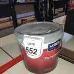 01 BALDE DE TINTA PVA NA COR AREIA DE 16L MARCA MISTERLAR. (NO ESTADO) ATENÇÃO! FAZER A VISITAÇÃO ANTES DE ARREMATAR, NÃO SABEMOS SE FUNCIONA, LEILÃO NÃO TEM GARANTIA E NEM DEVOLUÇÃO, SUJEITO A POSSÍVEIS AVARIAS VISÍVEIS/OCULTAS E/OU AUSÊNCIA DE COMPONENTES.