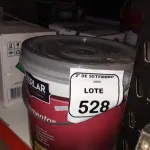 01 BALDE DE TINTA PVA NA COR PALHA DE 14L MARCA MISTERLAR. (NO ESTADO) ATENÇÃO! FAZER A VISITAÇÃO ANTES DE ARREMATAR, NÃO SABEMOS SE FUNCIONA, LEILÃO NÃO TEM GARANTIA E NEM DEVOLUÇÃO, SUJEITO A POSSÍVEIS AVARIAS VISÍVEIS/OCULTAS E/OU AUSÊNCIA DE COMPONENTES.