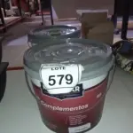 01 BALDE DE TINTA PVA NA COR BRANCA DE 14L MARCA MISTERLAR. (NO ESTADO) ATENÇÃO! FAZER A VISITAÇÃO ANTES DE ARREMATAR, NÃO SABEMOS SE FUNCIONA, LEILÃO NÃO TEM GARANTIA E NEM DEVOLUÇÃO, SUJEITO A POSSÍVEIS AVARIAS VISÍVEIS/OCULTAS E/OU AUSÊNCIA DE COMPONENTES.