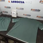 01 CONJUNTO OVERSIZED TAM P SEM USO. (NO ESTADO) ATENÇÃO! FAZER A VISITAÇÃO ANTES DE ARREMATAR, NÃO SABEMOS SE FUNCIONA, LEILÃO NÃO TEM GARANTIA E NEM DEVOLUÇÃO, SUJEITO A POSSÍVEIS AVARIAS VISÍVEIS/OCULTAS E/OU AUSÊNCIA DE COMPONENTES.