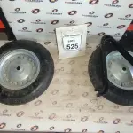 02 RODAS DE CARRINHO DE MÃO. (NO ESTADO) ATENÇÃO! FAZER A VISITAÇÃO ANTES DE ARREMATAR, NÃO SABEMOS SE FUNCIONA, LEILÃO NÃO TEM GARANTIA E NEM DEVOLUÇÃO, SUJEITO A POSSÍVEIS AVARIAS VISÍVEIS/OCULTAS E/OU AUSÊNCIA DE COMPONENTES.
