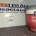 01 BALDE DE TINTA PVA NA COR BRANCA DE 14L MARCA MISTERLAR. (NO ESTADO) ATENÇÃO! FAZER A VISITAÇÃO ANTES DE ARREMATAR, NÃO SABEMOS SE FUNCIONA, LEILÃO NÃO TEM GARANTIA E NEM DEVOLUÇÃO, SUJEITO A POSSÍVEIS AVARIAS VISÍVEIS/OCULTAS E/OU AUSÊNCIA DE COMPONENTES.
