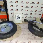02 RODAS DE CARRINHO DE MÃO. (NO ESTADO) ATENÇÃO! FAZER A VISITAÇÃO ANTES DE ARREMATAR, NÃO SABEMOS SE FUNCIONA, LEILÃO NÃO TEM GARANTIA E NEM DEVOLUÇÃO, SUJEITO A POSSÍVEIS AVARIAS VISÍVEIS/OCULTAS E/OU AUSÊNCIA DE COMPONENTES.