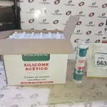 12 UNIDADES DE SILICONE ACÉTICO INCOLOR DE 240G CADA MARCA MONUMENTAL. (NO ESTADO) ATENÇÃO! FAZER A VISITAÇÃO ANTES DE ARREMATAR, NÃO SABEMOS SE FUNCIONA, LEILÃO NÃO TEM GARANTIA E NEM DEVOLUÇÃO, SUJEITO A POSSÍVEIS AVARIAS VISÍVEIS/OCULTAS E/OU AUSÊNCIA DE COMPONENTES.