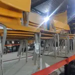 06 CADEIRAS INFANTIS NA COR AMARELA. (NO ESTADO) ATENÇÃO! FAZER A VISITAÇÃO ANTES DE ARREMATAR, NÃO SABEMOS SE FUNCIONA, LEILÃO NÃO TEM GARANTIA E NEM DEVOLUÇÃO, SUJEITO A POSSÍVEIS AVARIAS VISÍVEIS/OCULTAS E/OU AUSÊNCIA DE COMPONENTES.