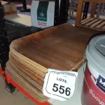 20 PLACAS DE MADEIRA. (NO ESTADO) ATENÇÃO! FAZER A VISITAÇÃO ANTES DE ARREMATAR, NÃO SABEMOS SE FUNCIONA, LEILÃO NÃO TEM GARANTIA E NEM DEVOLUÇÃO, SUJEITO A POSSÍVEIS AVARIAS VISÍVEIS/OCULTAS E/OU AUSÊNCIA DE COMPONENTES.