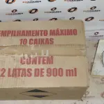 12 LATAS DE REMOVEDORES DE TINTAS E TEXTURAS DE 900ML CADA. (NO ESTADO) ATENÇÃO! FAZER A VISITAÇÃO ANTES DE ARREMATAR, NÃO SABEMOS SE FUNCIONA, LEILÃO NÃO TEM GARANTIA E NEM DEVOLUÇÃO, SUJEITO A POSSÍVEIS AVARIAS VISÍVEIS/OCULTAS E/OU AUSÊNCIA DE COMPONENTES.