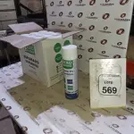 12 UNIDADES DE ESPUMA PU EXPANSIVA COM 500ML CADA MARCA EIXO NOBRE. (NO ESTADO) ATENÇÃO! FAZER A VISITAÇÃO ANTES DE ARREMATAR, NÃO SABEMOS SE FUNCIONA, LEILÃO NÃO TEM GARANTIA E NEM DEVOLUÇÃO, SUJEITO A POSSÍVEIS AVARIAS VISÍVEIS/OCULTAS E/OU AUSÊNCIA DE COMPONENTES.