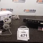  01 ULTRA SOM ODONTOLÓGICO DIGITAL E JATO DE BICARBONATO SONIC MAX ECEL E 01 AMPLIFICADOR DE AUDIO MODELO 100S MARCA STANER.  (NO ESTADO, NÃO SABEMOS SE FUNCIONA. LEILÃO NÃO TEM GARANTIA E NEM DEVOLUÇÃO, SUJEITO A POSSÍVEIS AVARIAS VISÍVEIS/OCULTAS E/OU AUSÊNCIA DE COMPONENTES)