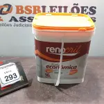 01 BALDE DE TINTA ECONÔMICA DE 16L NA COR BRANCO NEVE MARCA RENOCRIL. (NO ESTADO) ATENÇÃO! FAZER A VISITAÇÃO ANTES DE ARREMATAR, NÃO SABEMOS SE FUNCIONA, LEILÃO NÃO TEM GARANTIA E NEM DEVOLUÇÃO, SUJEITO A POSSÍVEIS AVARIAS VISÍVEIS/OCULTAS E/OU AUSÊNCIA DE COMPONENTES.