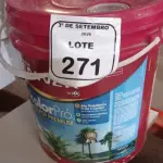 01 BALDE DE TINTA DE ACRÍLICA SUPER PREMIUM 16L NA COR BASE MÉDIA SEMIBRILHO MARCA RENNER.  (NO ESTADO) ATENÇÃO! FAZER A VISITAÇÃO ANTES DE ARREMATAR, NÃO SABEMOS SE FUNCIONA, LEILÃO NÃO TEM GARANTIA E NEM DEVOLUÇÃO, SUJEITO A POSSÍVEIS AVARIAS VISÍVEIS/OCULTAS E/OU AUSÊNCIA DE COMPONENTES.