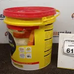 01 BALDE DE ADITIVO PARA ARGAMASSA DE 18L TECPLUS 1 MARCA QUARTZOLIT. (NO ESTADO) ATENÇÃO! FAZER A VISITAÇÃO ANTES DE ARREMATAR, NÃO SABEMOS SE FUNCIONA, LEILÃO NÃO TEM GARANTIA E NEM DEVOLUÇÃO, SUJEITO A POSSÍVEIS AVARIAS VISÍVEIS/OCULTAS E/OU AUSÊNCIA DE COMPONENTES.