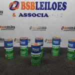 06 LATAS DE DILUENTE THINER 16 DE 900ML CADA MARCA EIXO NOBRE. (NO ESTADO) ATENÇÃO! FAZER A VISITAÇÃO ANTES DE ARREMATAR, NÃO SABEMOS SE FUNCIONA, LEILÃO NÃO TEM GARANTIA E NEM DEVOLUÇÃO, SUJEITO A POSSÍVEIS AVARIAS VISÍVEIS/OCULTAS E/OU AUSÊNCIA DE COMPONENTES.