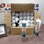01 CAIXA COM 24 SILICONES ACÉTICO INCOLOR DE 240G CADA MARCA MONUMENTAL. (NO ESTADO) ATENÇÃO! FAZER A VISITAÇÃO ANTES DE ARREMATAR, NÃO SABEMOS SE FUNCIONA, LEILÃO NÃO TEM GARANTIA E NEM DEVOLUÇÃO, SUJEITO A POSSÍVEIS AVARIAS VISÍVEIS/OCULTAS E/OU AUSÊNCIA DE COMPONENTES.