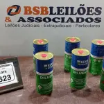 06 LATAS DE DILUENTE THINER 16 DE 900ML CADA MARCA EIXO NOBRE. (NO ESTADO) ATENÇÃO! FAZER A VISITAÇÃO ANTES DE ARREMATAR, NÃO SABEMOS SE FUNCIONA, LEILÃO NÃO TEM GARANTIA E NEM DEVOLUÇÃO, SUJEITO A POSSÍVEIS AVARIAS VISÍVEIS/OCULTAS E/OU AUSÊNCIA DE COMPONENTES.