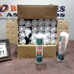 01 CAIXA COM 24 SILICONES ACÉTICO INCOLOR DE 240G CADA MARCA MONUMENTAL. (NO ESTADO) ATENÇÃO! FAZER A VISITAÇÃO ANTES DE ARREMATAR, NÃO SABEMOS SE FUNCIONA, LEILÃO NÃO TEM GARANTIA E NEM DEVOLUÇÃO, SUJEITO A POSSÍVEIS AVARIAS VISÍVEIS/OCULTAS E/OU AUSÊNCIA DE COMPONENTES.