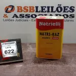 01 LATA DE SOLVENTE NATRI-RAZ PREMIUM DE 5L MARCA NATRIELLI. (NO ESTADO) ATENÇÃO! FAZER A VISITAÇÃO ANTES DE ARREMATAR, NÃO SABEMOS SE FUNCIONA, LEILÃO NÃO TEM GARANTIA E NEM DEVOLUÇÃO, SUJEITO A POSSÍVEIS AVARIAS VISÍVEIS/OCULTAS E/OU AUSÊNCIA DE COMPONENTES.
