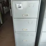 01 ARQUIVO DE AÇO COM 04 GAVETAS. (NO ESTADO) ATENÇÃO! FAZER A VISITAÇÃO ANTES DE ARREMATAR, NÃO SABEMOS SE FUNCIONA, LEILÃO NÃO TEM GARANTIA E NEM DEVOLUÇÃO, SUJEITO A POSSÍVEIS AVARIAS VISÍVEIS/OCULTAS E/OU AUSÊNCIA DE COMPONENTES.