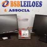 02 MONITORES MARCA LG. (NO ESTADO) ATENÇÃO! FAZER A VISITAÇÃO ANTES DE ARREMATAR, NÃO SABEMOS SE FUNCIONA, LEILÃO NÃO TEM GARANTIA E NEM DEVOLUÇÃO, SUJEITO A POSSÍVEIS AVARIAS VISÍVEIS/OCULTAS E/OU AUSÊNCIA DE COMPONENTES.