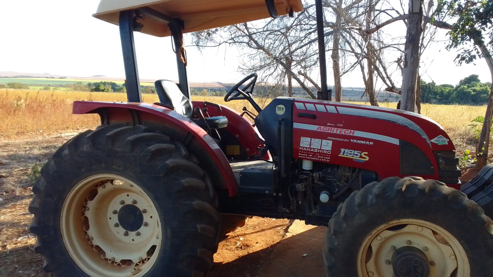 LEILÃO TRATOR AGRITECH YANMAR 1185 S