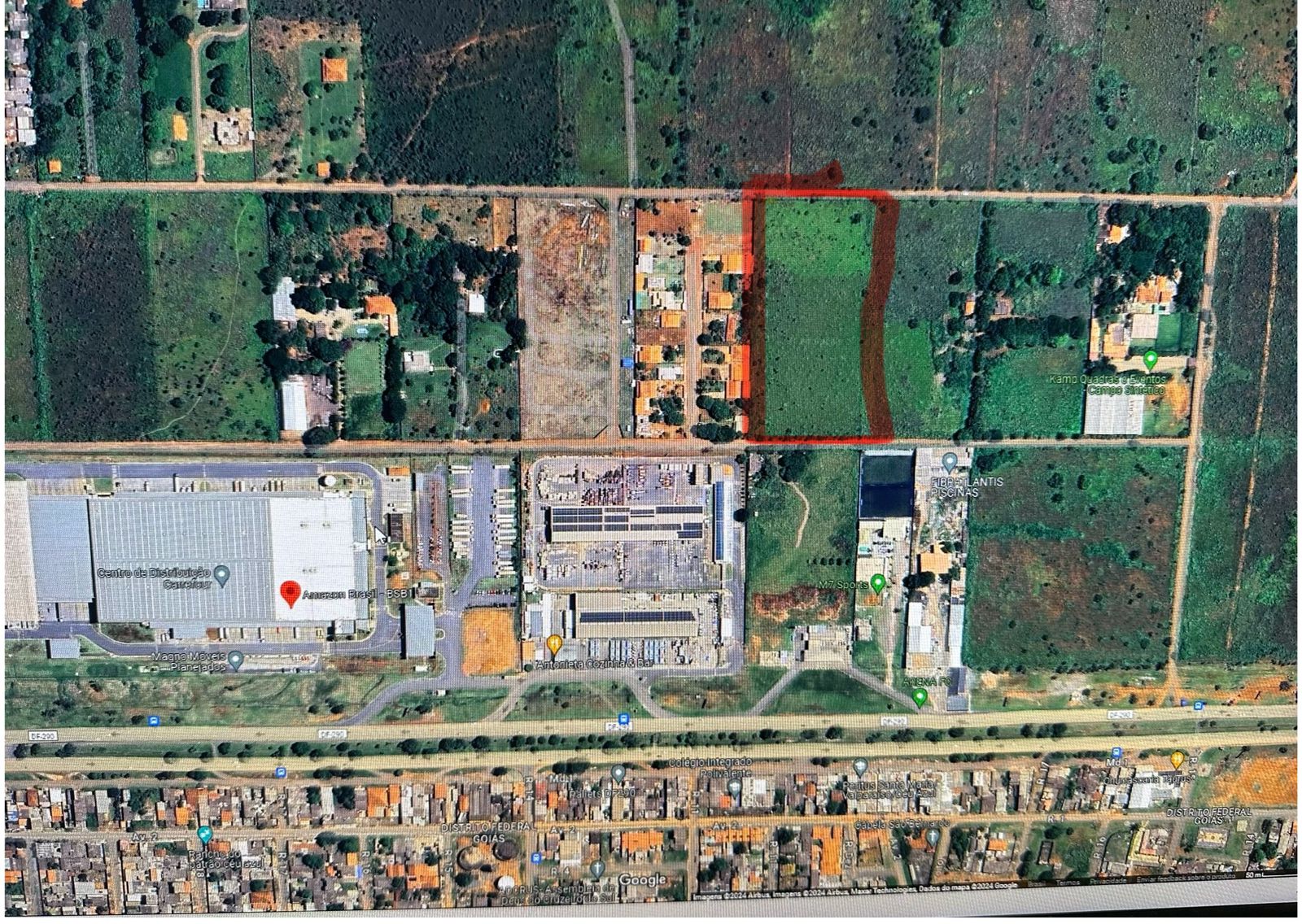 LOTE DE 20.000m² NA DF-290, ATRÁS DO CD CARREFOUR/AMAZON